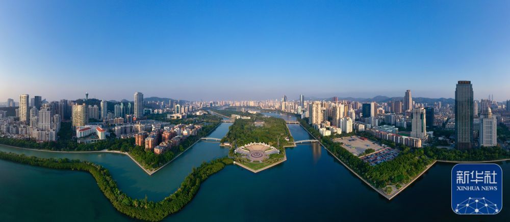 厦门经济特区40周年俯瞰厦门四十如画