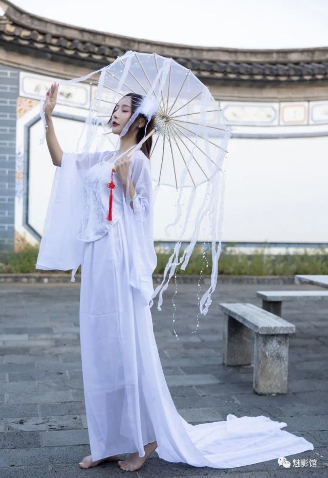 仙女无疑白纱古装韵味风