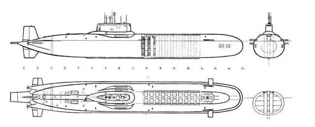 颱風級核潛艇攜帶20枚ssn20戰略導彈,最大射程超過8000公里.
