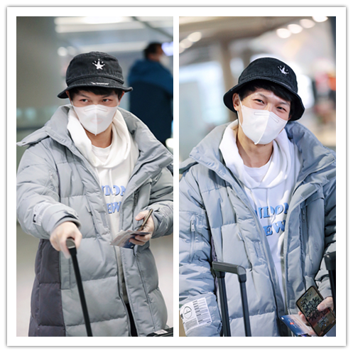 周深真的好可爱,穿长款棉服像个小孩,怪不得女粉这么多插图8