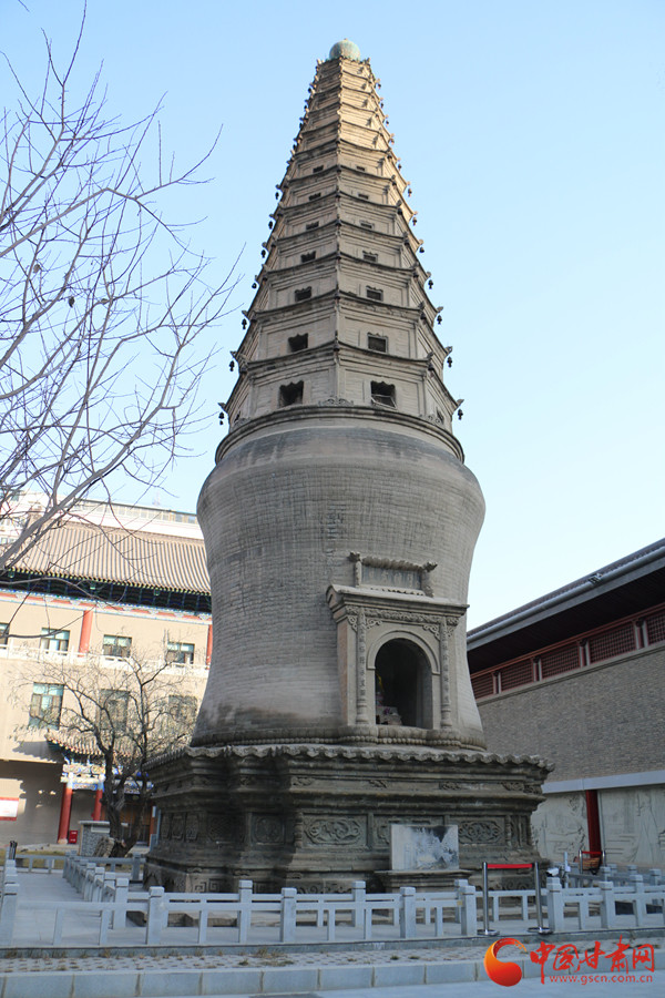 兰州大学文物保护研究团队对明代古建筑白衣寺塔"问诊把脉"