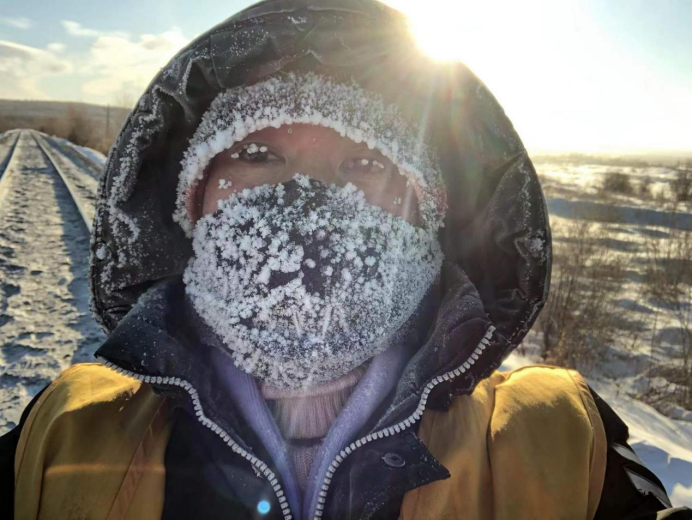 组图|"神州北极"铁路人零下40度天气中作业两小时_腾讯新闻