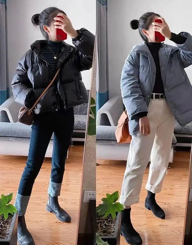 一条裤子搭所有那非烟管裤莫属这个冬天这么穿太高级了