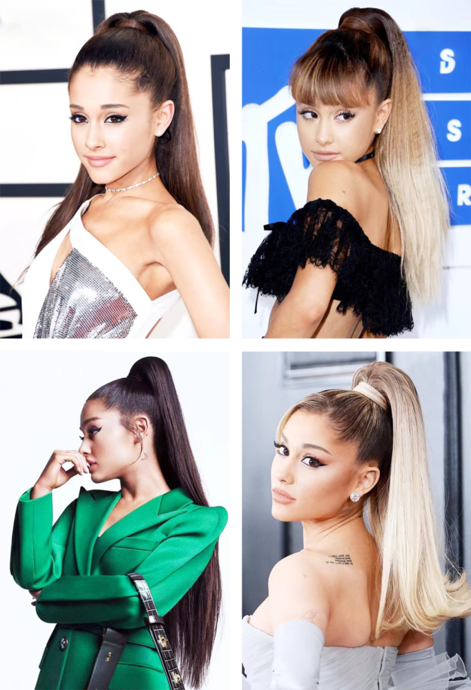 相比之下,a妹把头发散下来的时候就会显得有些压身高,身材比例显然不