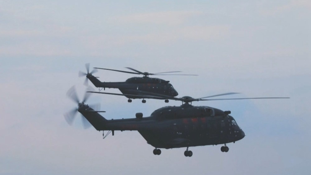 根据媒体公开报道,我们看到武警高原型直-8g运输直升机,这款直接是在