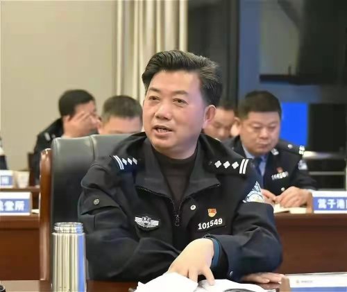 鼎城区公安局政委党委副书记,政委张志明讲话区人民政府副区长,区公安