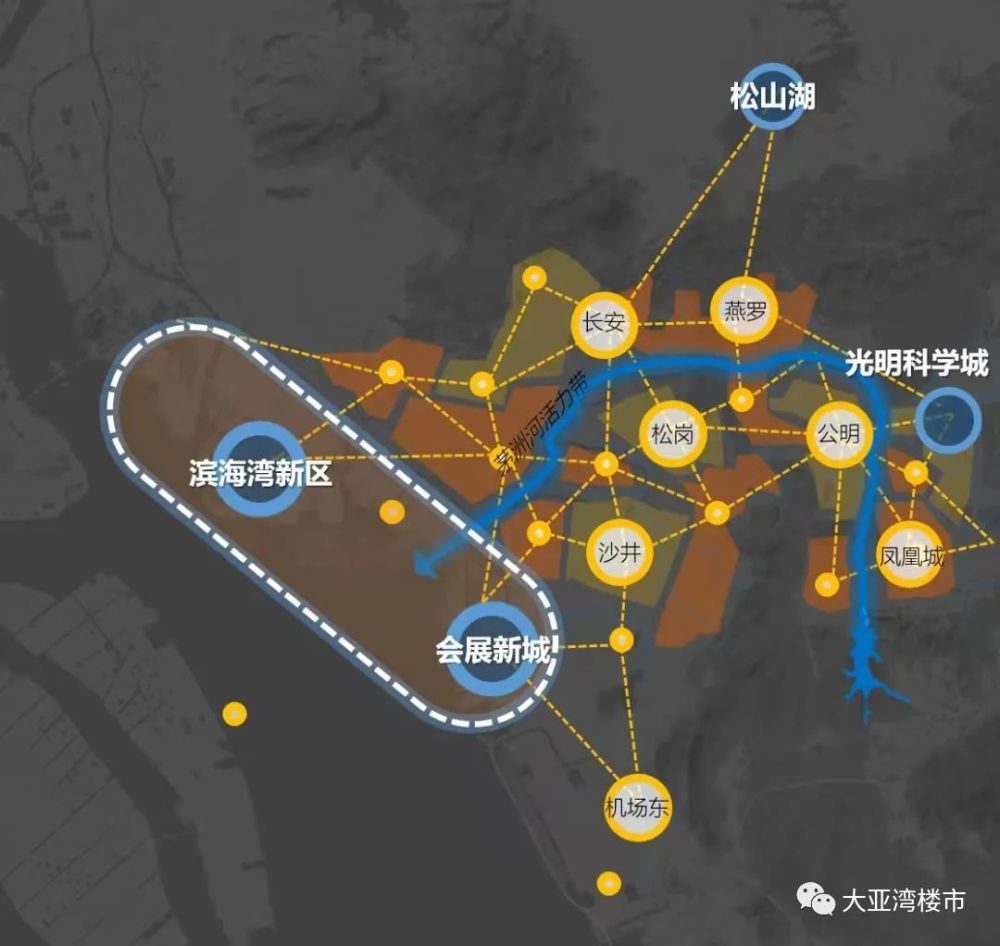 惠陽大亞灣迎利好環深將形成6個跨界融合組團