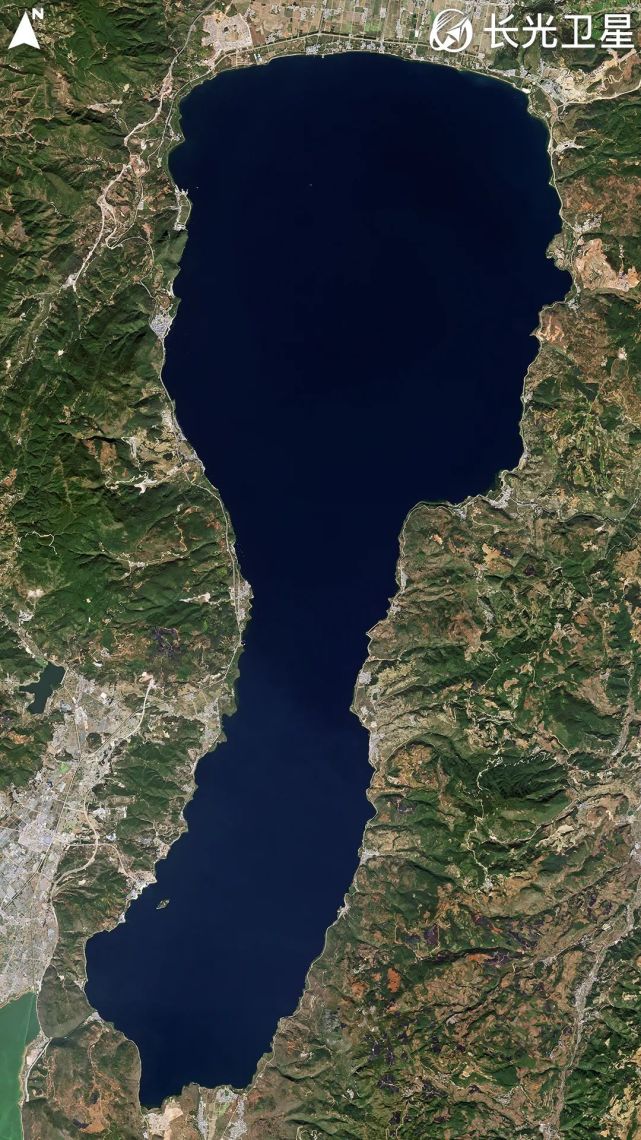 【卫星x湖泊】抚仙湖"琉璃万顷"