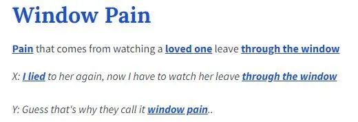 歌词里的windowpain是什么意思原来英语也有谐音梗