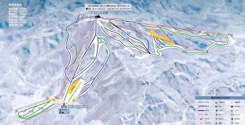 总长48公里的路线已经准备就绪,无论你的滑雪水平如何,它都能满足不同