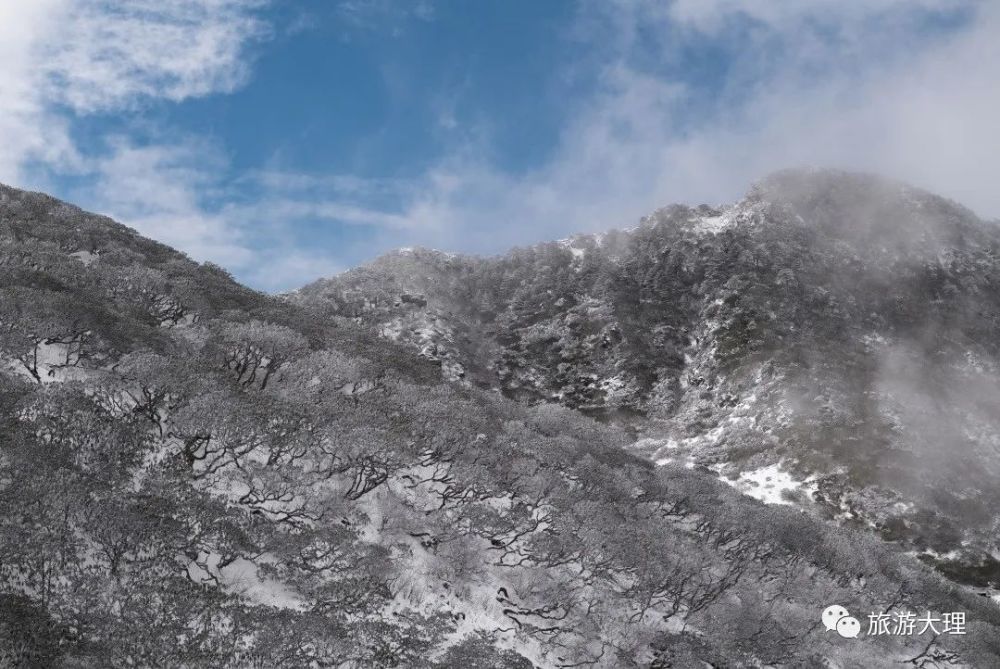 2021最後一場蒼山雪如期而至你還快不登頂蒼山領略大理之美