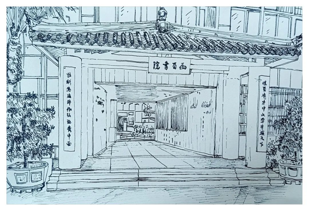 神还原绵阳这组手绘画火了