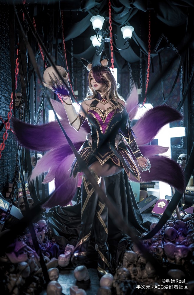 英雄联盟魔女阿狸cos正片