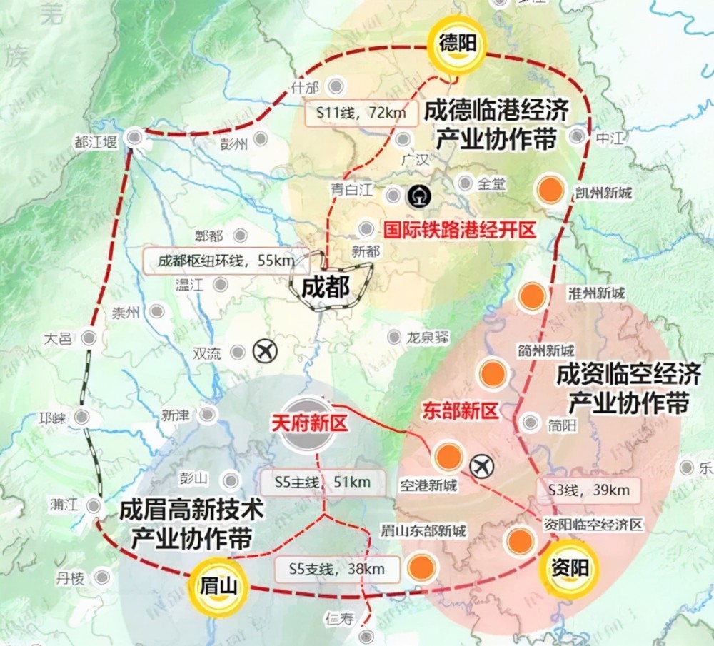 成渝双城经济圈铁路新成员规划新建10条干线3条城际铁路