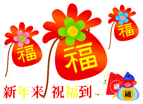 3,新年禮花綻放,溫馨祝福悠長:笑容盪漾臉上,好運罩在身上;平安走在路