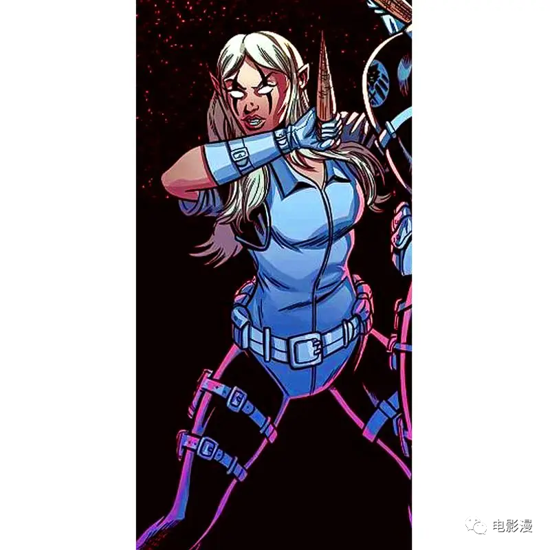 的侄女,常常被称为暗夜吸血鬼,是一个可以变成吸血鬼或狼人的变形者