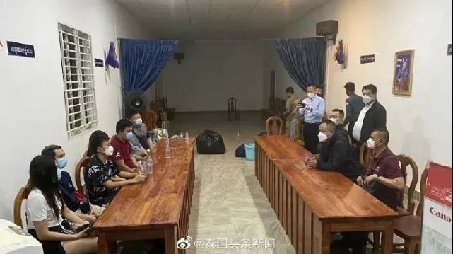 昨日,柬埔寨抓捕詐騙團伙,5名中國人,39名泰國人被捕