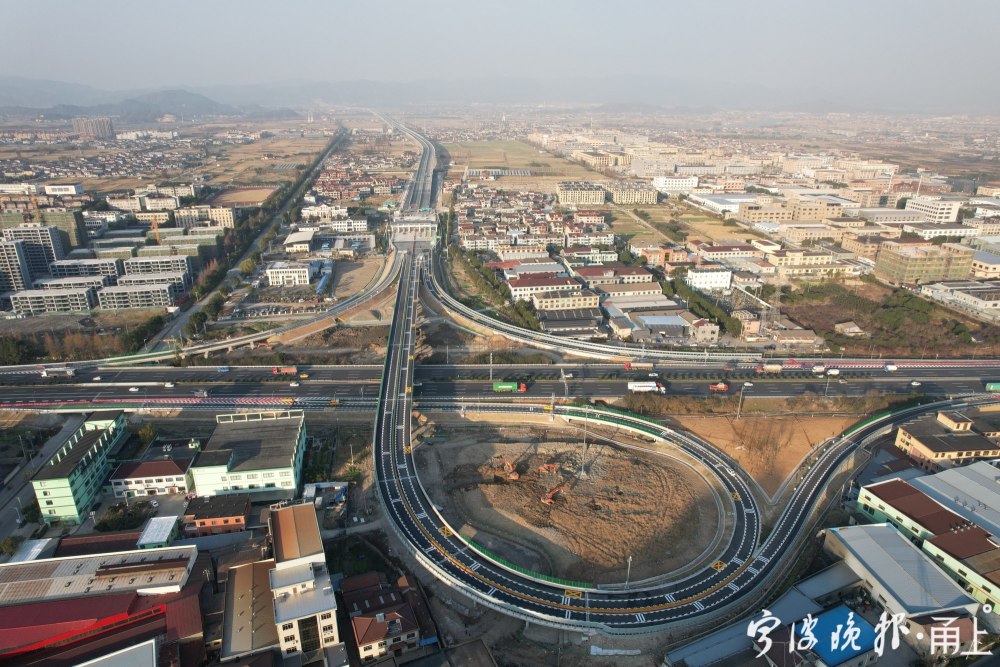 通车后,宁波市区可从陆埠互通下高速后直接转胜陆高架通往慈溪市区,较