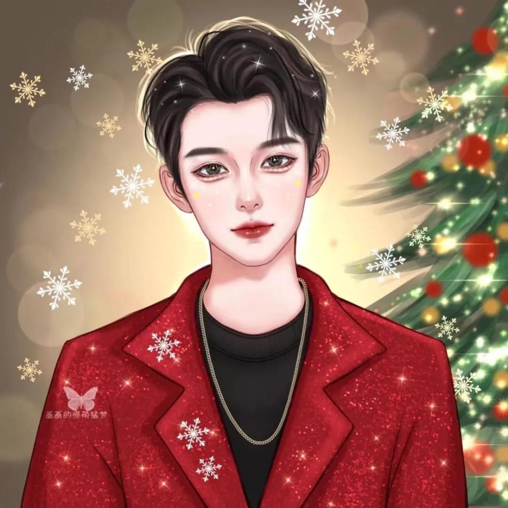 情头适合圣诞节当天用的情侣头像