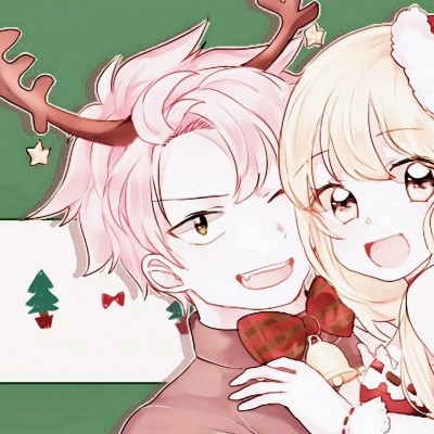 动漫情头圣诞结快到了快和你的宝贝一起换