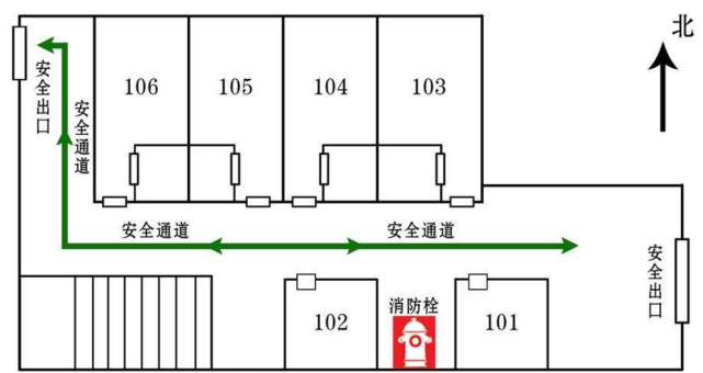 安全通道平面图怎么画图片