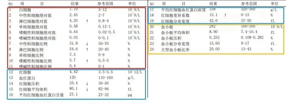 白血病的血常规指标图图片