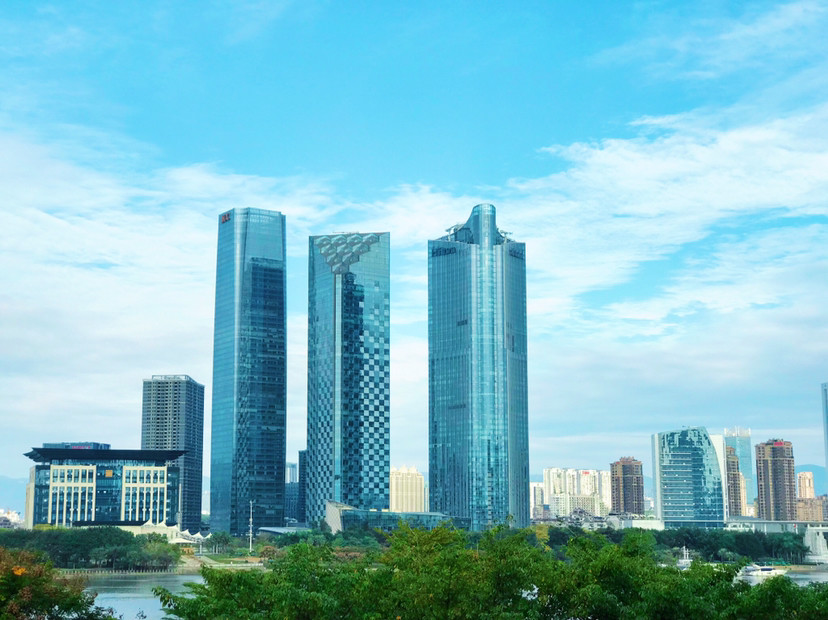 福州北江滨三足鼎立