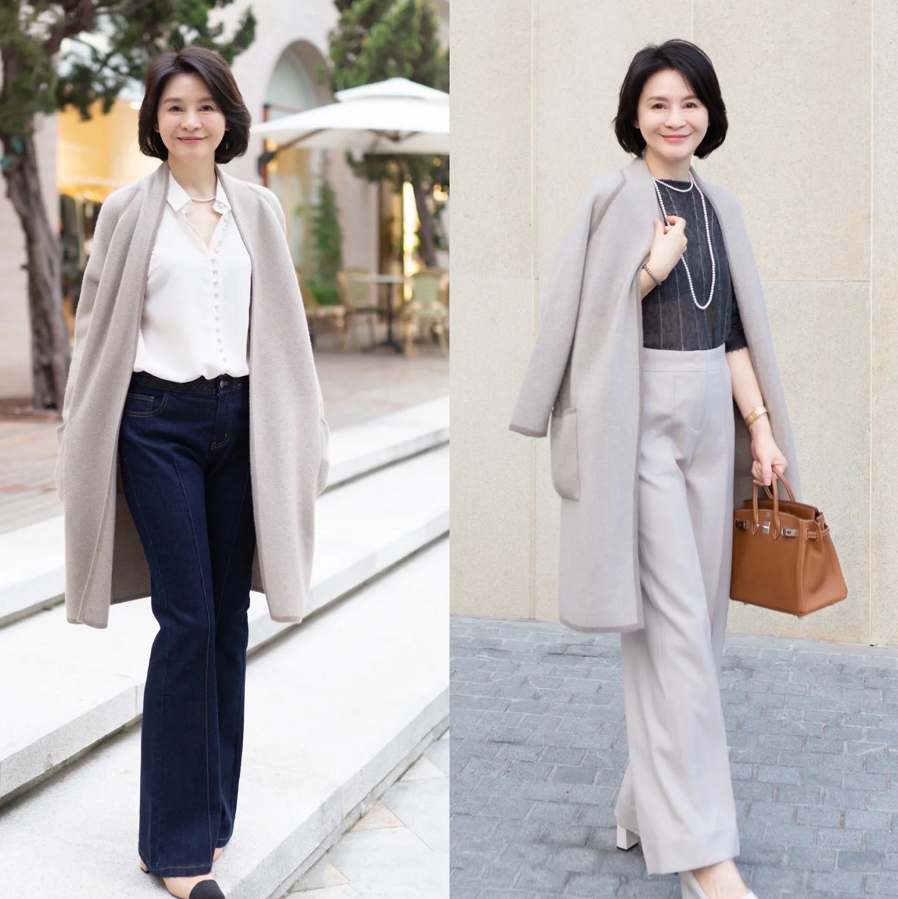 这才是50岁女人的穿衣榜样不扮嫩不做作也美得高级优雅