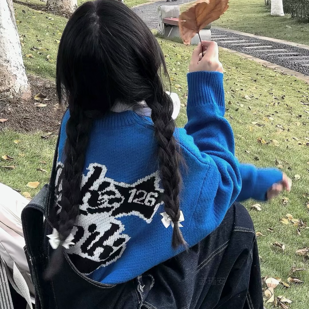 ins绝美蓝色系女头