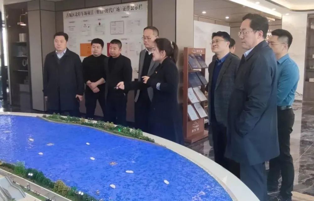 聊城市财政局党组书记局长任海波一行莅临财信时代广场项目开展调研