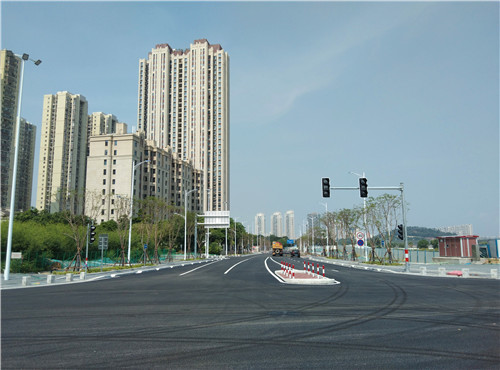 虎仔山西路(金边路-金山路段)祥岭路东段截至目前,区市政园林局策划