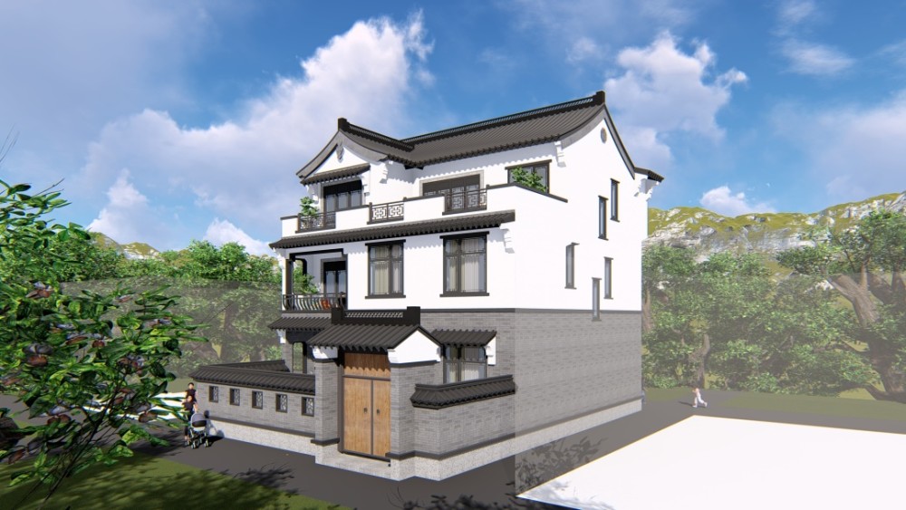 福建龙岩蒋家中式别墅_腾讯新闻