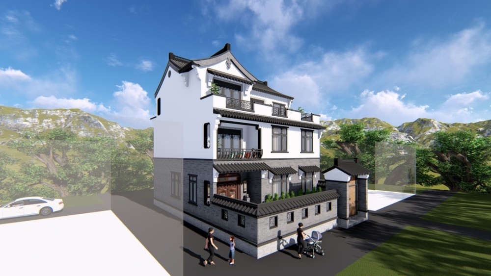 福建龙岩蒋家中式别墅_腾讯新闻