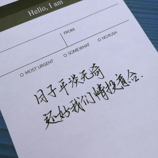 手写官宣文案丨那就在一起 晨昏与四季