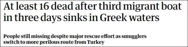 三天三艘移民船在希腊水域倾覆，至少30人死亡企鹅家族英语退费条款