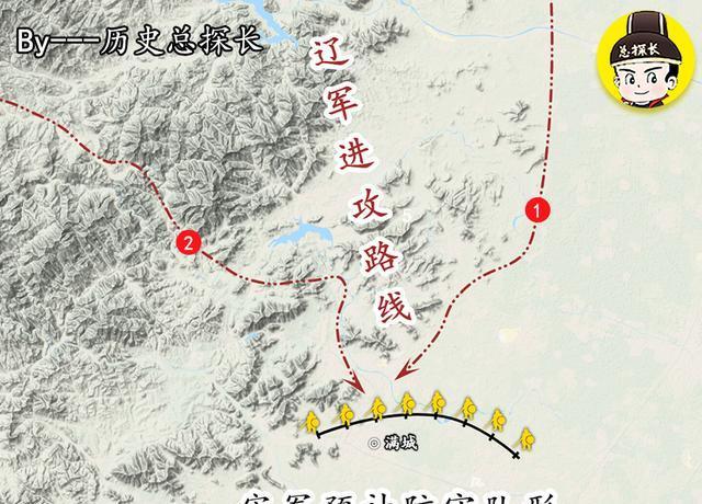 地圖上的戰爭:塞北悍將楊業獨守雁門關,奮勇出擊,擊退10萬遼軍