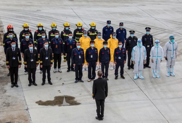 直击现场儋州西庆机场应急演练67