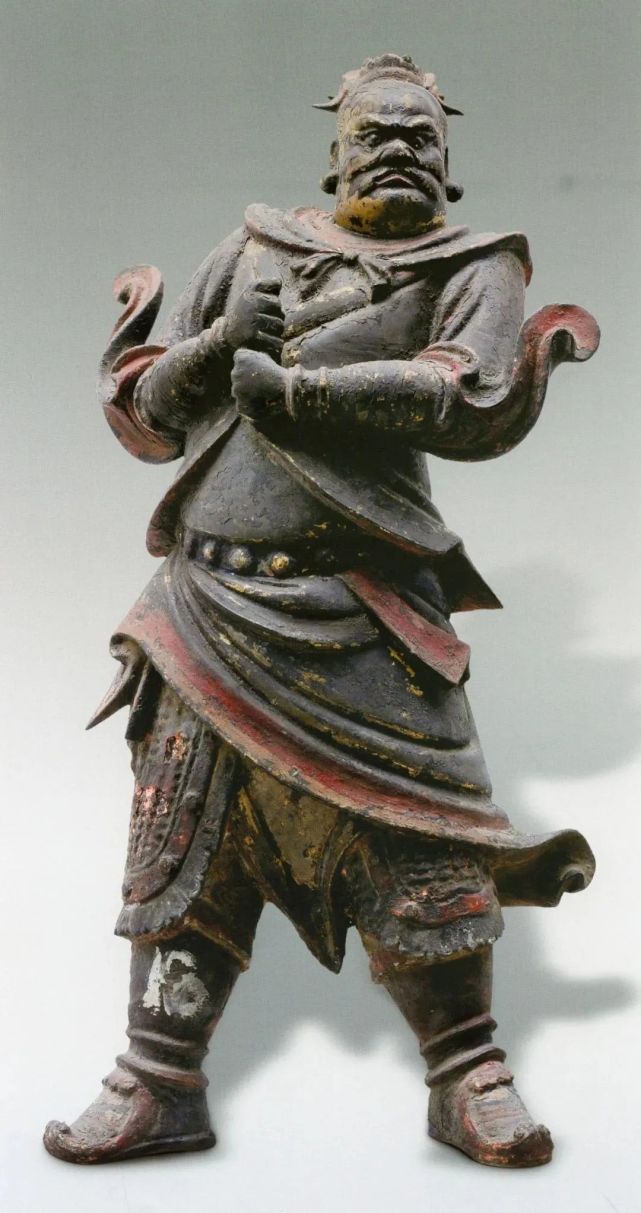 道教艺术明代铜铸鎏金北斗九曜星君塑像