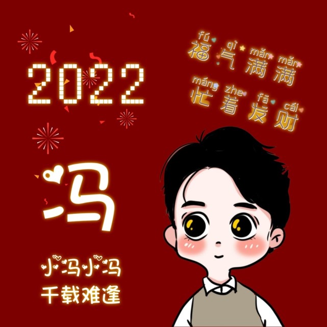 2022新年姓氏頭像