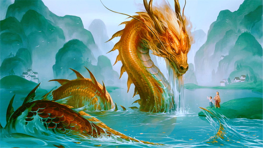 河北一古寺中有处不干涸的泉水相传是恶龙忏悔的眼泪