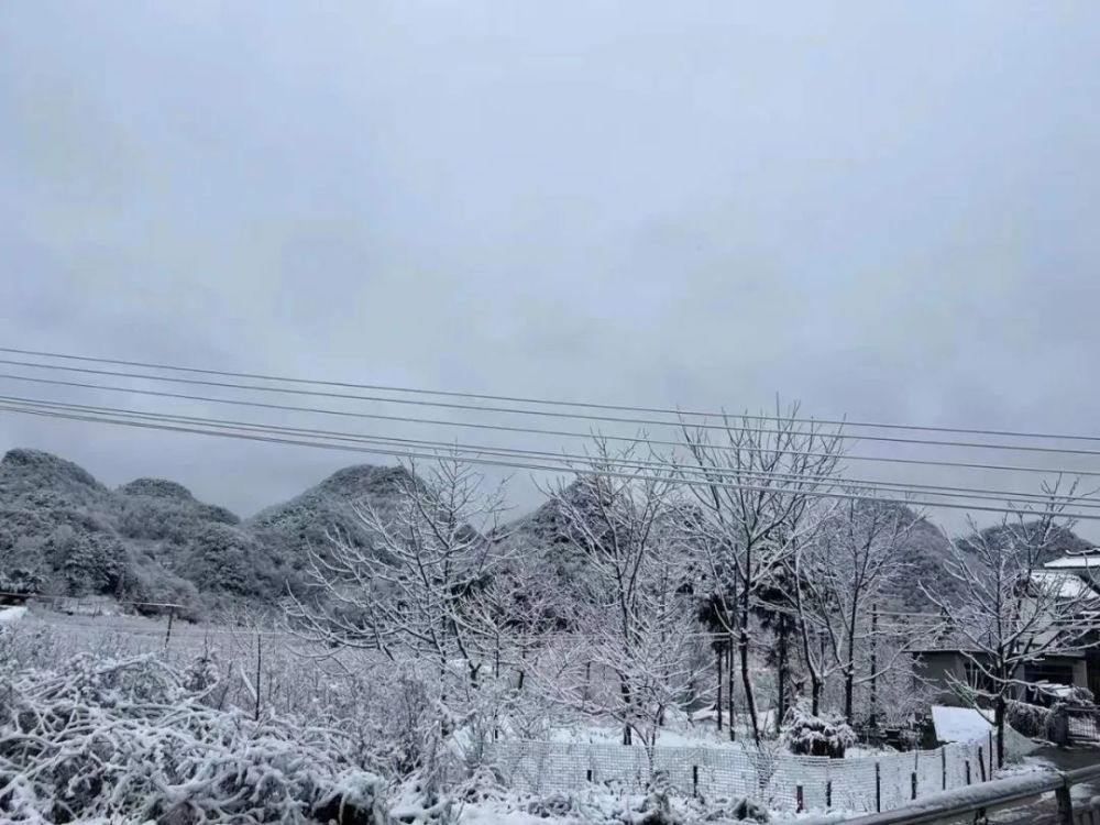 下雪啦曲靖下雪啦