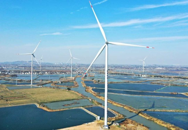 苏南首个风力发电项目在宜兴并网发电中经视觉