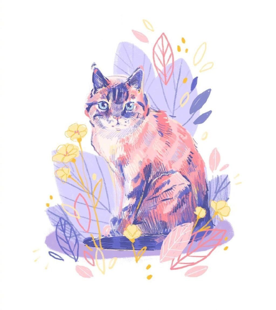 画风清新的可爱小动物插画画师leighellexson