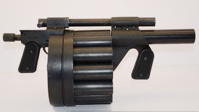美国mm1榴弹发射器源自二战前技术的稀有装备