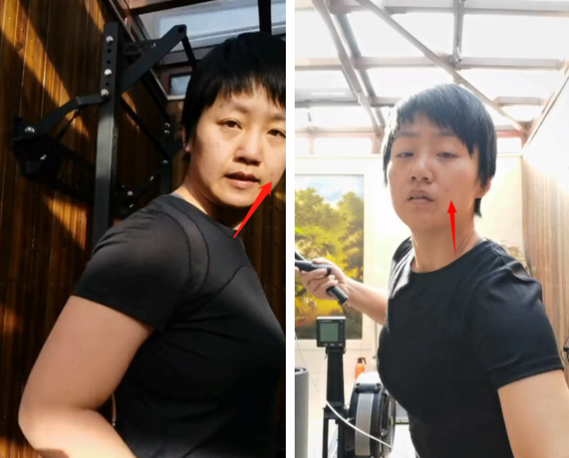 视频中,现年42岁的白慧明身穿灰色短袖搭配运动裤,一头短发利落干练.