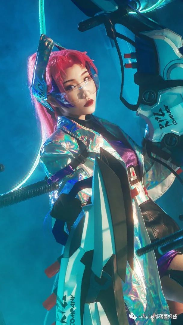 cos:王者荣耀伽罗天狼溯光者cos正片@粉圆fy
