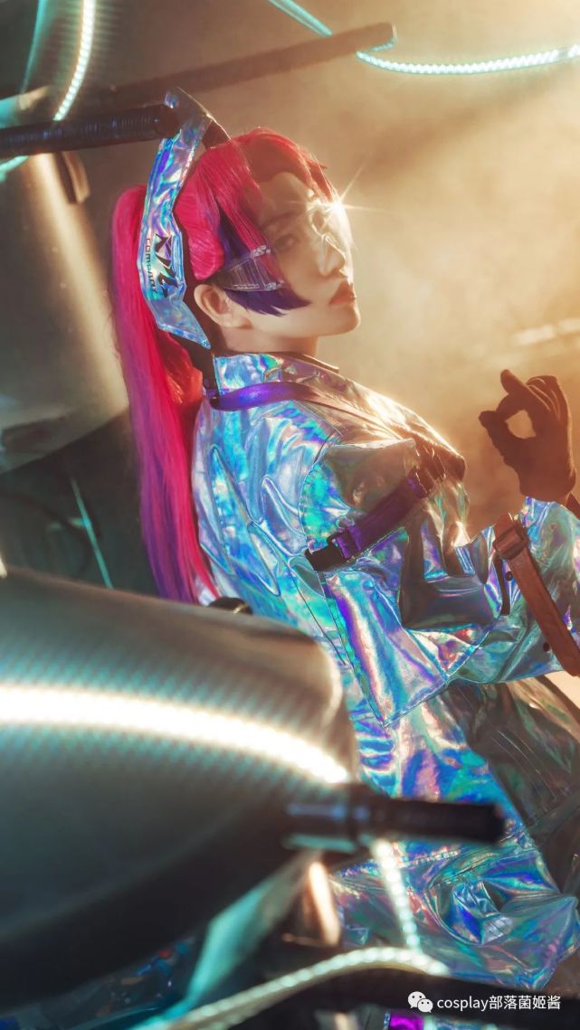 cos:王者荣耀伽罗天狼溯光者cos正片@粉圆fy