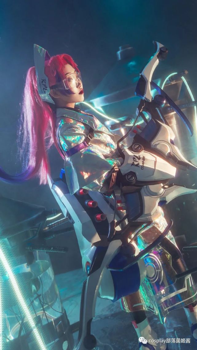 cos:王者荣耀伽罗天狼溯光者cos正片@粉圆fy