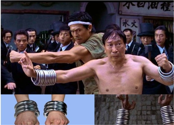 为了报恩,林福成将铁桥山的拿手绝技"铁线拳"和"飞砣"教给了黄飞鸿,而