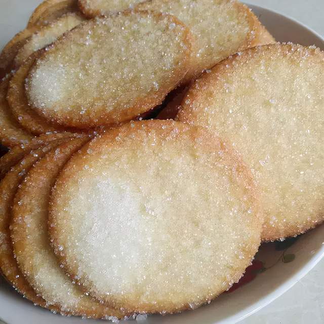 小时候的白糖饼干